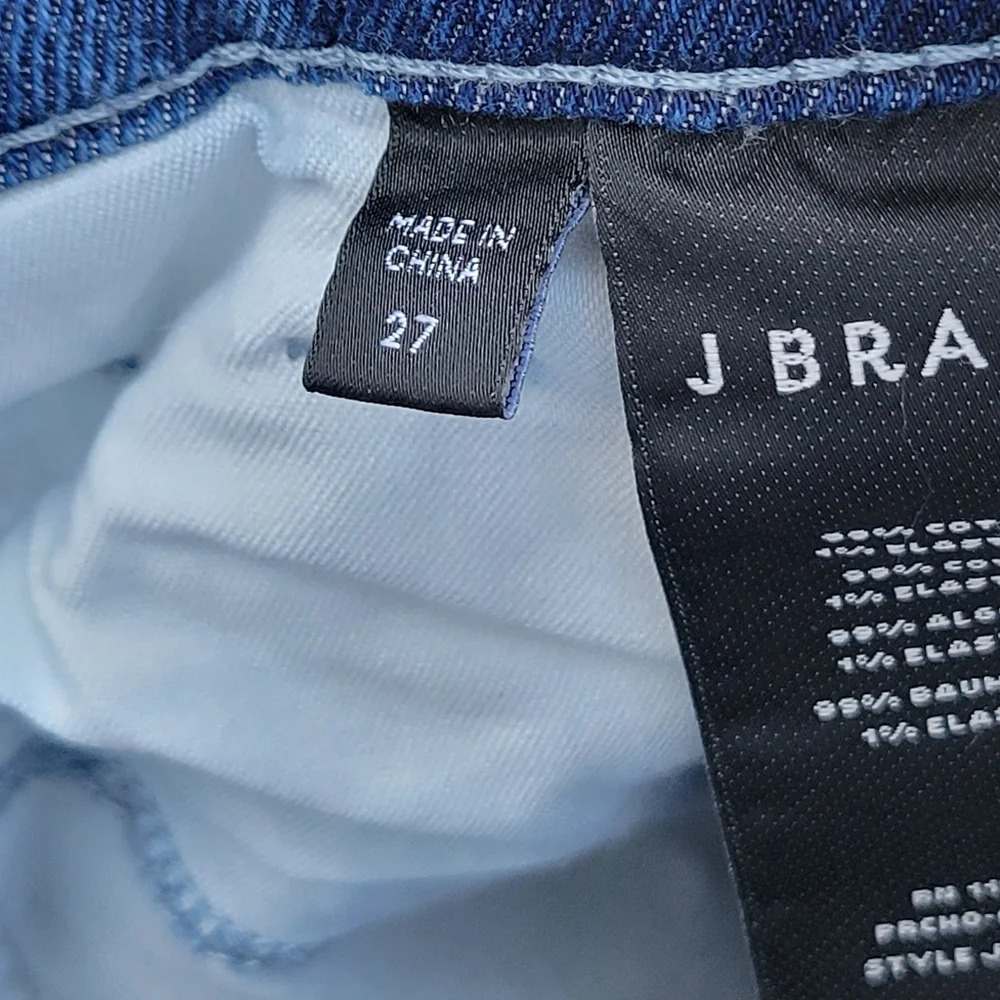 J Brand Silvery Ruby High Rise cropped cigarette jean size 27 medium wash - Picture 10 of 10